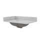 CRAFT + MAIN QZ31224R 31" Quartz Vanity Top with Backsplash and - Calacatta Bianco