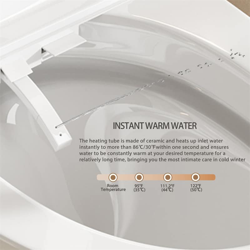 Smart Bidet Toilet with Remote Control