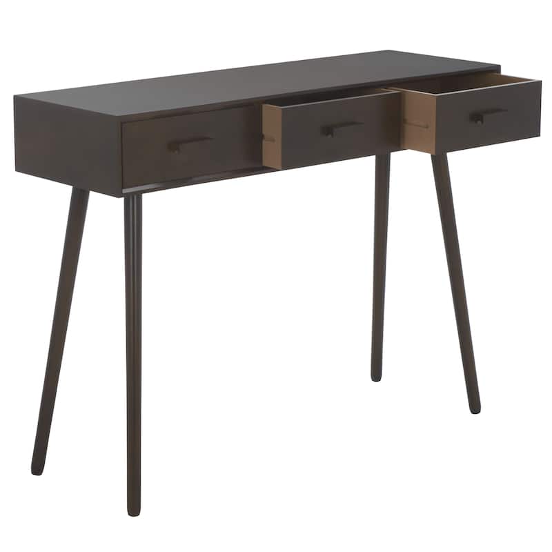 SAFAVIEH Hennie 3-Drawer Console Table - 41.8" x 14.3" x 32" - 42"W x 14"D x 32"H