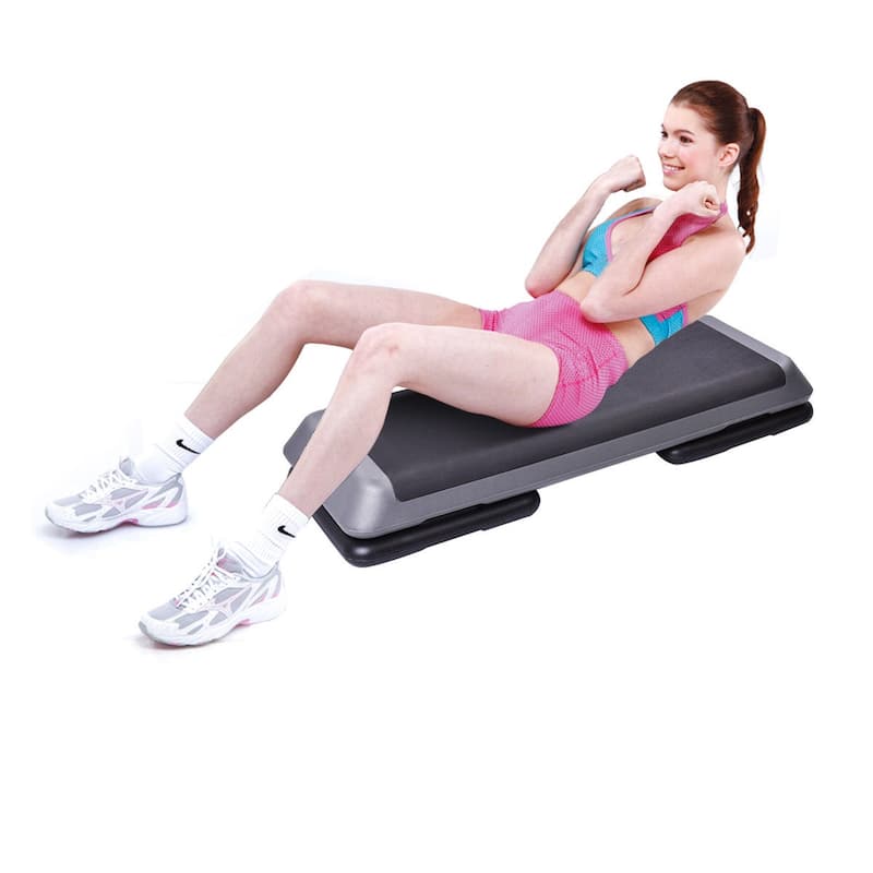Costway 43'' Aerobic Stepper Step Cardio Fitness Exercise Adjust - See Details