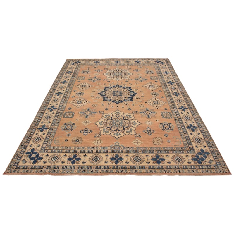 ECARPETGALLERY Hand-knotted Finest Ghazni Copper Wool Rug - 9'9 x 13'2