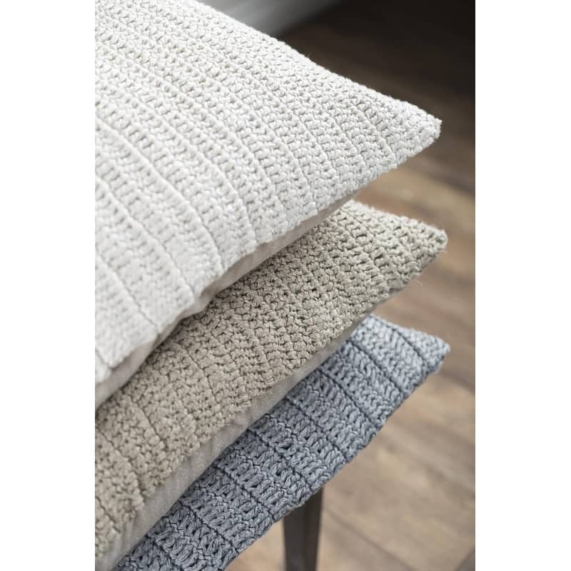 Kosas Home Marcie Knitted 22-inch Throw Pillow