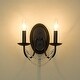 preview thumbnail 3 of 10, Golden Lighting 7644-2W Mirabella 2 Light 11" Tall Wall Sconce