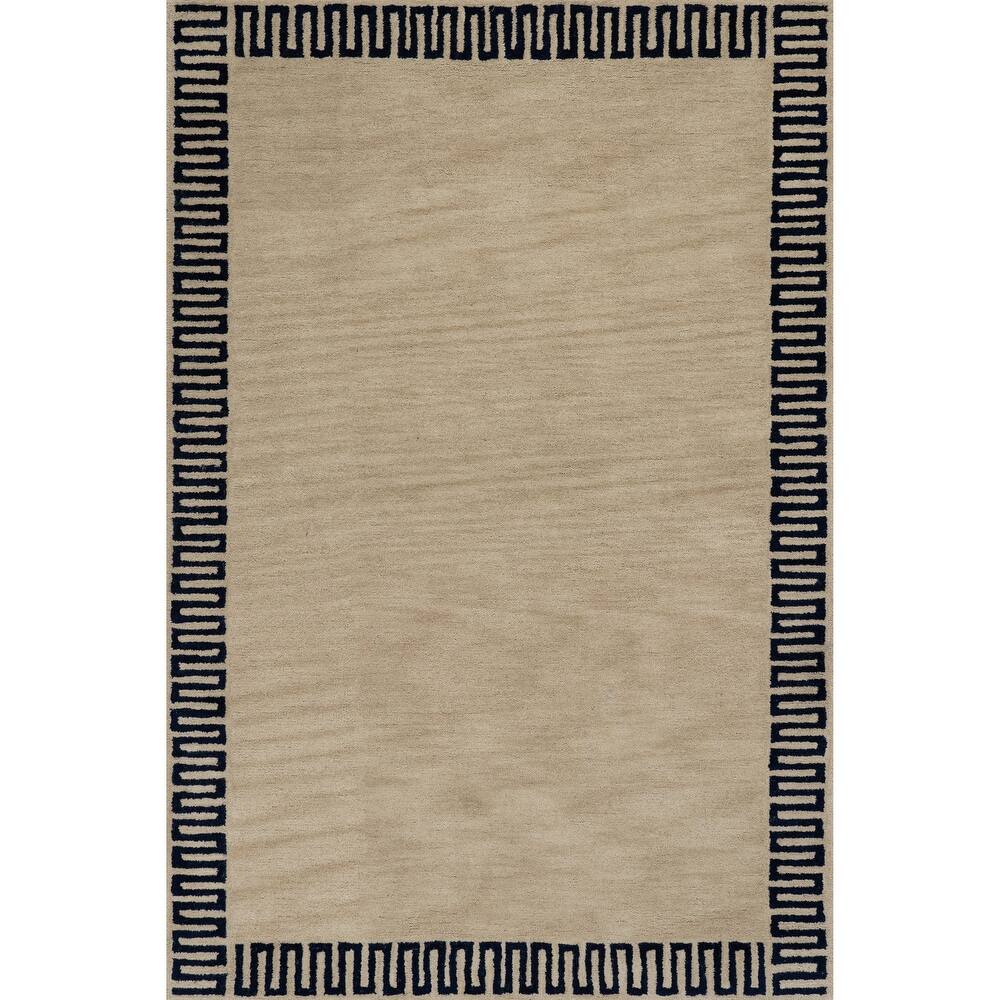 Nuloom Renata Fleuron Bordered Wool Rug