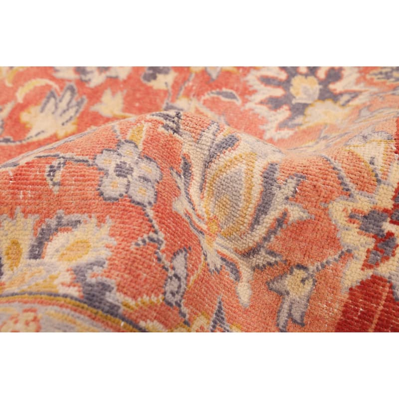 ECARPETGALLERY Hand-knotted Antalya Vintage Copper Wool Rug - 9'7 x 13'0