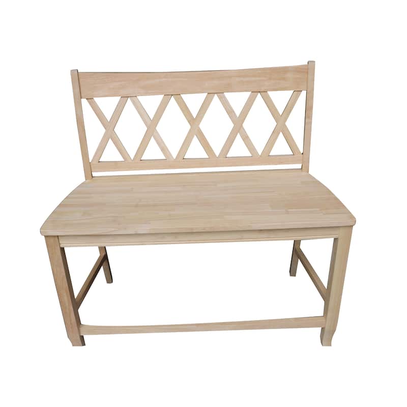 Double X-Back Bench - 24" Seat Height