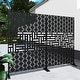 preview thumbnail 50 of 166, Outdoor Privacy Screen with Stand for Patio Garden Metal Fence