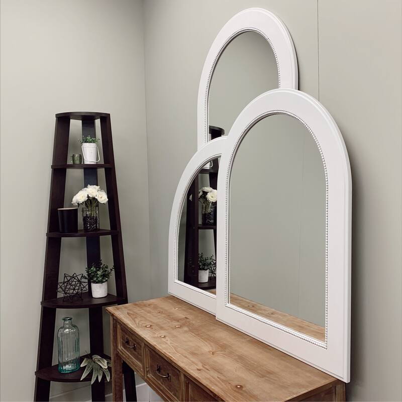 Yates Framed Mantel Mirror - Crescent Cathedral - 42.4x31.4
