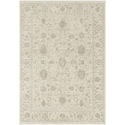 Nourison Shadows Indoor only Cream / Ivory Persian Area Rug