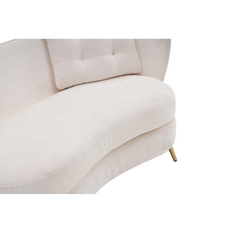 Polyester Fiber Loveseat Sofa Upholstered Couch