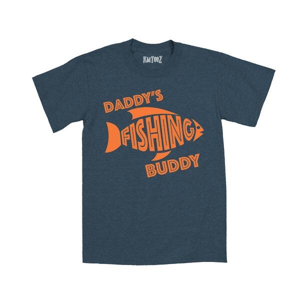 Shop Daddy S Fishing Buddy Son Toddler T Shirt Kidteez Overstock 29850235
