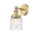 Option Brushed Brass / Clear Deco Swirl