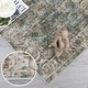 preview thumbnail 17 of 28, Vintage Floral Print Rug Carpet Washable Distressed Area Rugs for Living Room Bedroom