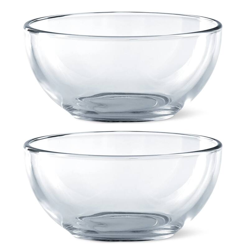 ELEMENT 6" Glass Soup / Salad / Dessert / Snack Bowls Set - 2 Piece