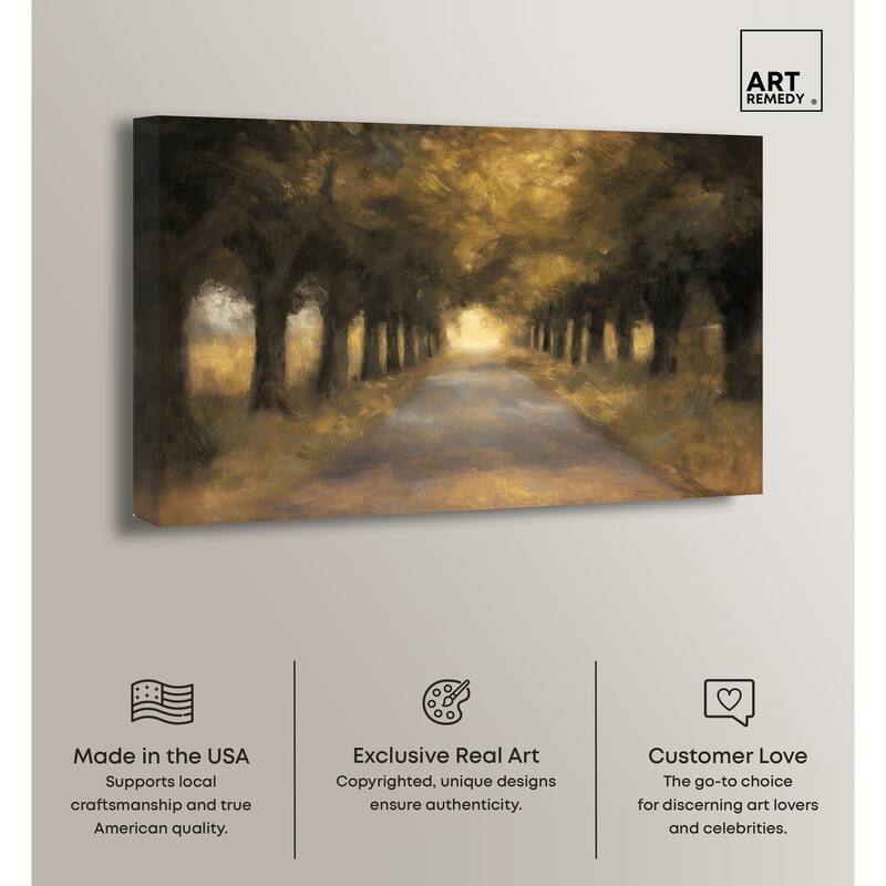 Misty Morning Canvas by Art Remedy, Gallery Wrapped