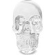 preview thumbnail 5 of 6, Juvale Crystal Skull, Glass Home Decor (2 x 3.4 x 3.4 in)