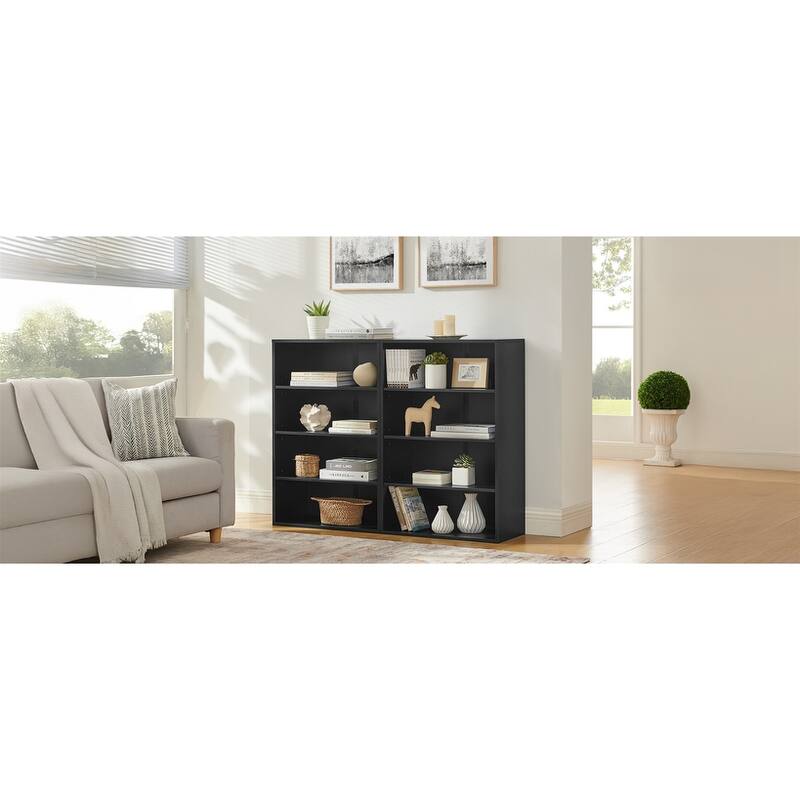 Storage Cabinet, Bookcase, Adjustable Shelf 8-layer Storage, Display Bookshelf, Home, Office