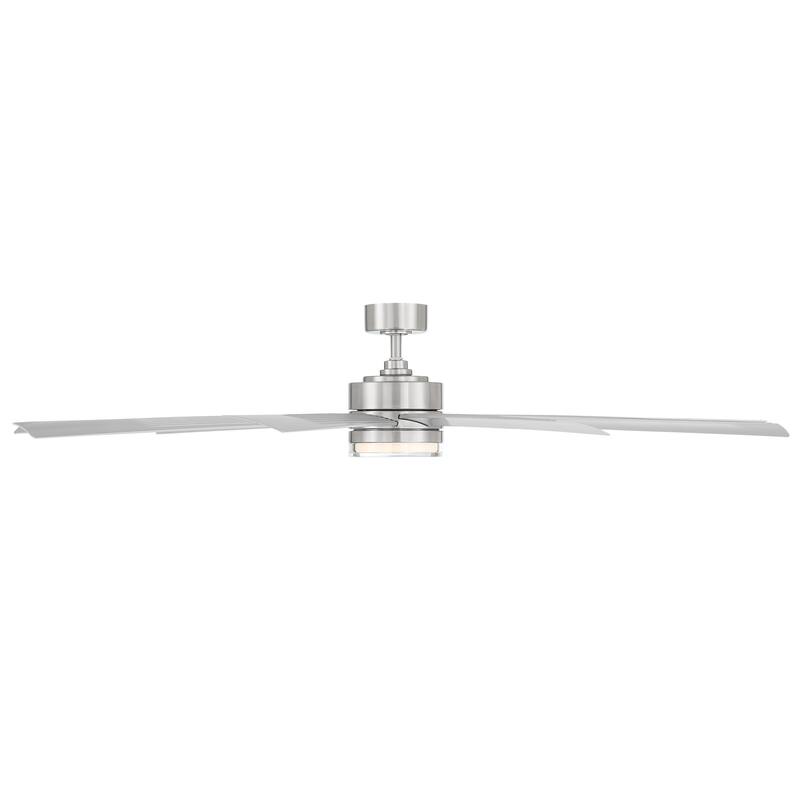 Wynd XL Indoor and Outdoor 9-Blade Smart Ceiling Fan 72in with 3000K LED Light Kit and Remote Control