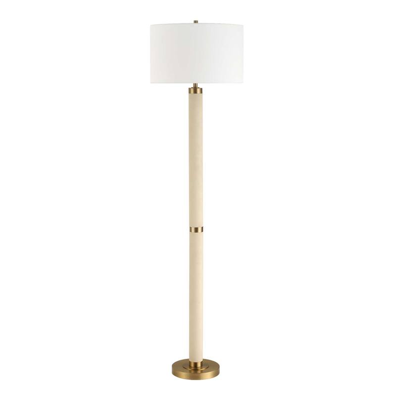 Uttermost Wessex White Floor Lamp