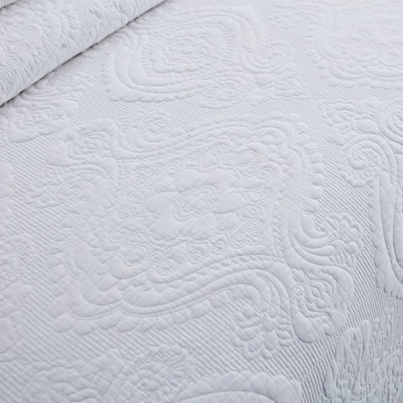 S&S Medallion 3 Piece 100% Cotton Quilt Set