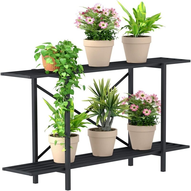 Narrow top plant table