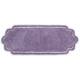 Home Weavers Allure Collection Absorbent Cotton, Machine Washable and Dry Bath Rugs