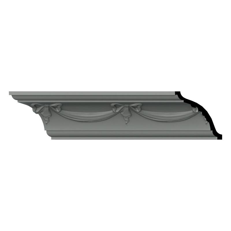 2 3/4"H x 2 3/4"P x 4"F x 96"L Nevada Crown Moulding - 1-Pack