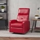 preview thumbnail 13 of 36, Samedi PU Leather Recliner Club Chair by Christopher Knight Home Red