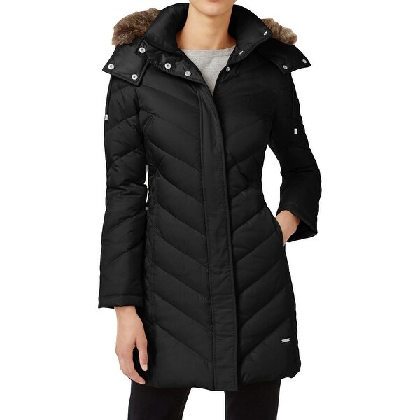 kenneth cole reaction women's puffer coat