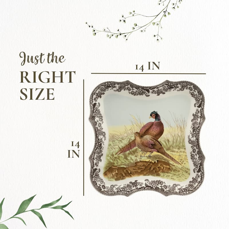 Spode Woodland Devonia Tray - 14 inches