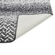 preview thumbnail 43 of 123, Better Trends 100% Micro Polyester Knitted Bathroom Rugs - Casablanca Collection with Chevron Pattern, Machine Washable Bath Mat
