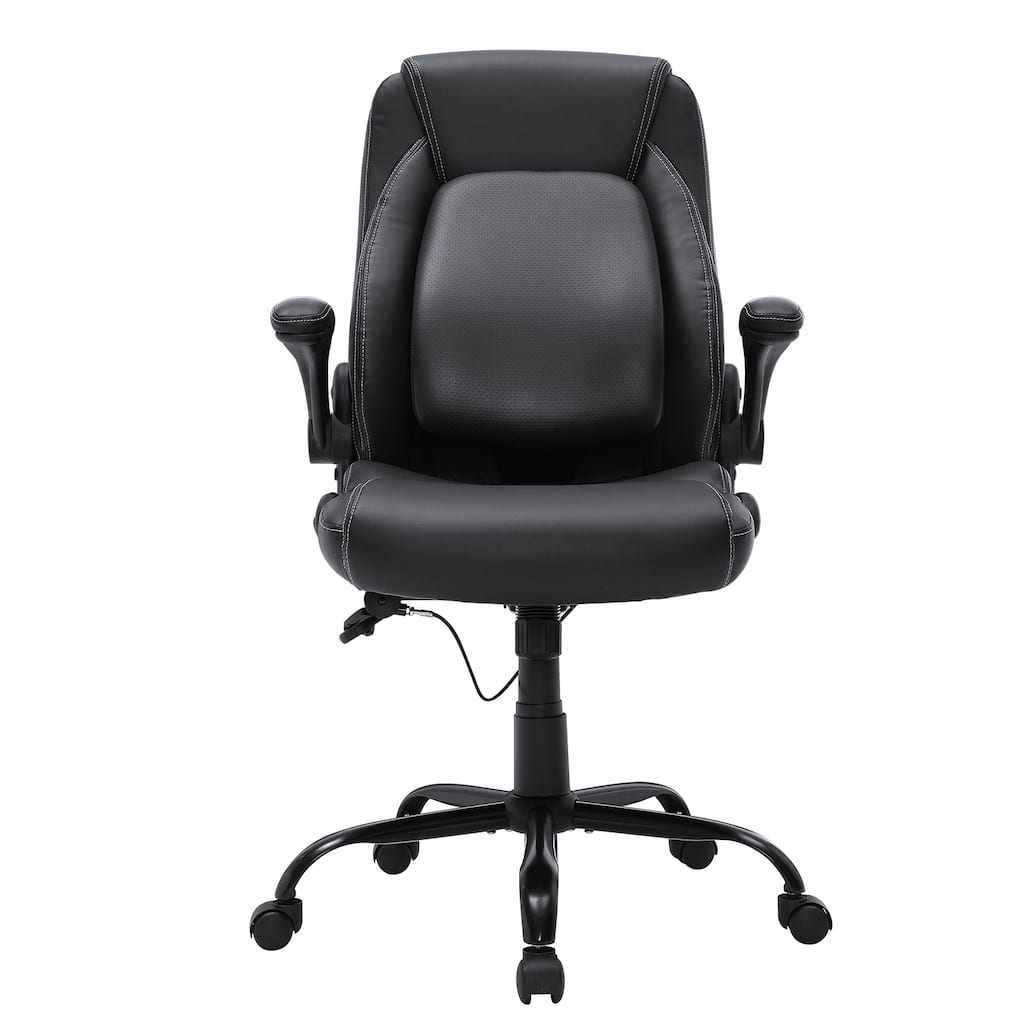 Executive Office Chair with Cutting-edge Adjustable Lumbar Support - 90-120 degrees, 3.93-inch