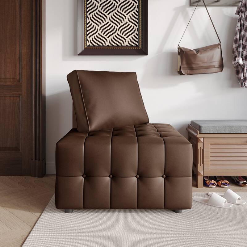 CraftPorch 9-Piece Elegance Button-Tufted PU Upholstered