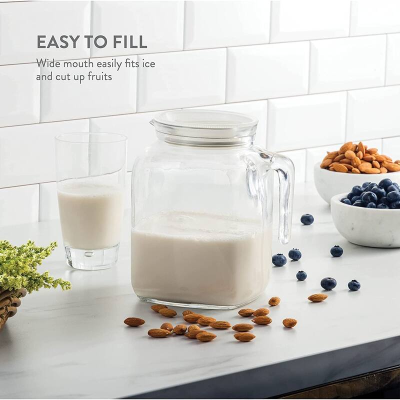 Bormioli Rocco Frigoverre Classic Jug with White Lid - 67.75 oz.