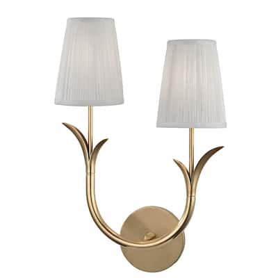 Hudson Valley Lighting Deering 2 Light 17" Tall Wall Sconce