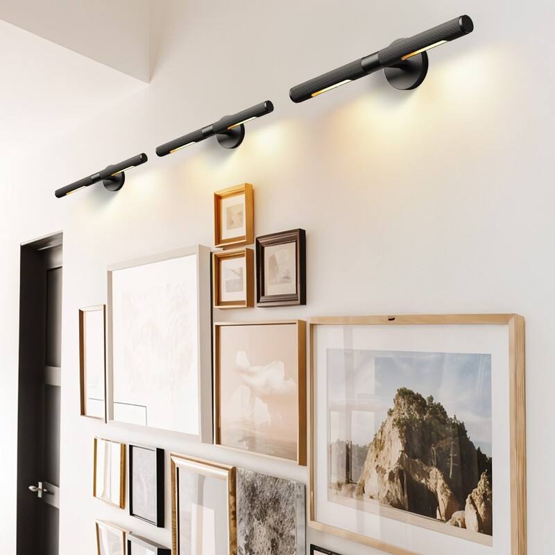 KAYLA 24 in. 1-Lights Gold Modern Vanity Light with Rotatable 360 Design(Set of 1)