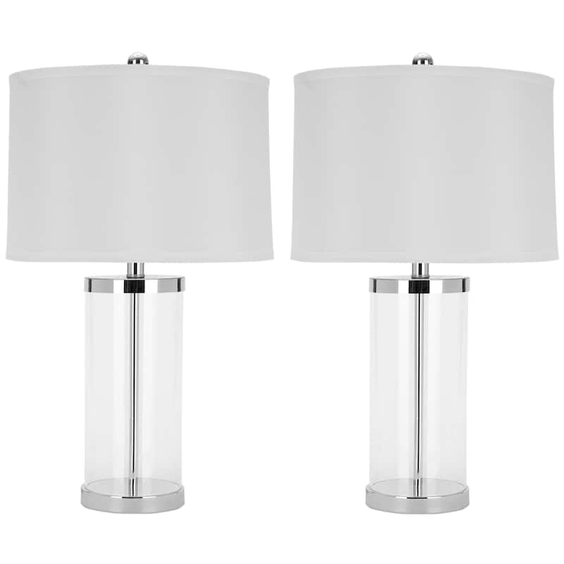 SAFAVIEH Lighting Elaina 26-inch Exquisite Table Lamp (Set of 2) - 14"x15"x25" - 14Wx15Dx25H