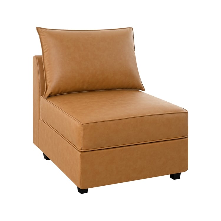 Modern DIY Convertible Modular Sectional Ultimate Sofa Collection - Optional Ottoman Middle and Armrest Modules