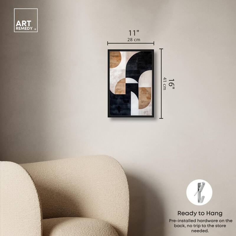 Arching Forms II Canvas by Art Remedy
