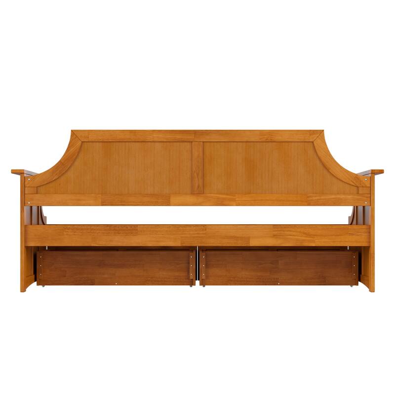 Cambridge Twin Wood Daybed with Set of 2 Drawers