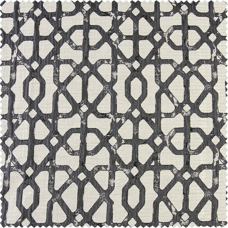Exclusive Fabrics Jacquard Faux Silk Curtains - 1 Panel Room Darkening Curtain