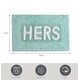 preview thumbnail 31 of 59, Jean Pierre Novelty Cotton Bath Rug - 21"x34" - "His" & "Hers"