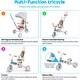preview thumbnail 3 of 12, 7 in 1 Baby Tricycle, Foldable Toddler Tricycle with Removable - N/A