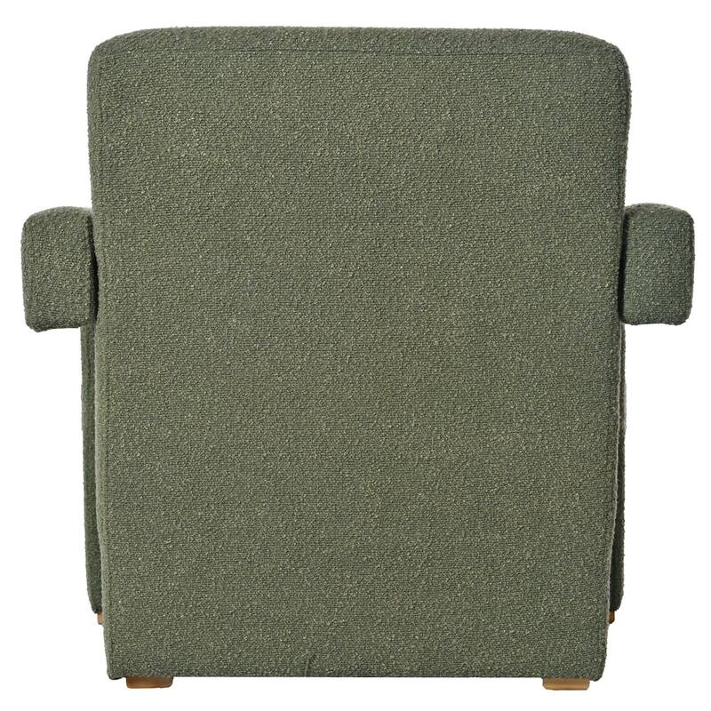 Smooth Right Angle Armrest Living Room Lounge Chair