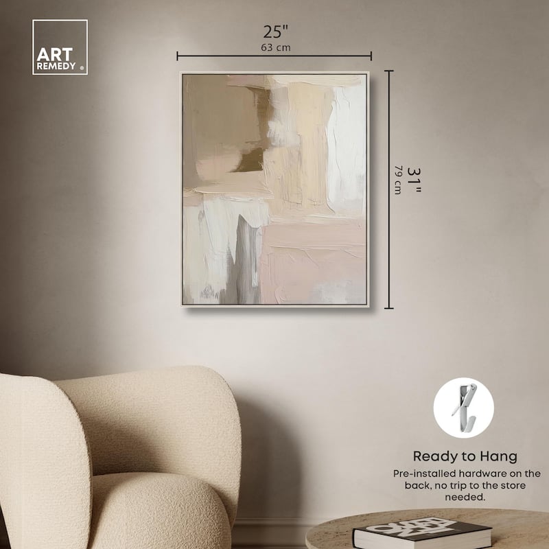 Subtle Earth Tones II Canvas by Art Remedy