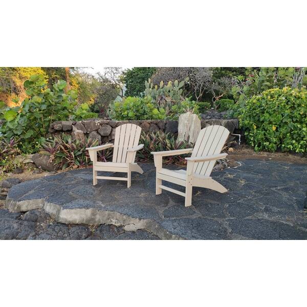 Shop Hdpe Resin Wood Adirondack Chair Overstock 31044942