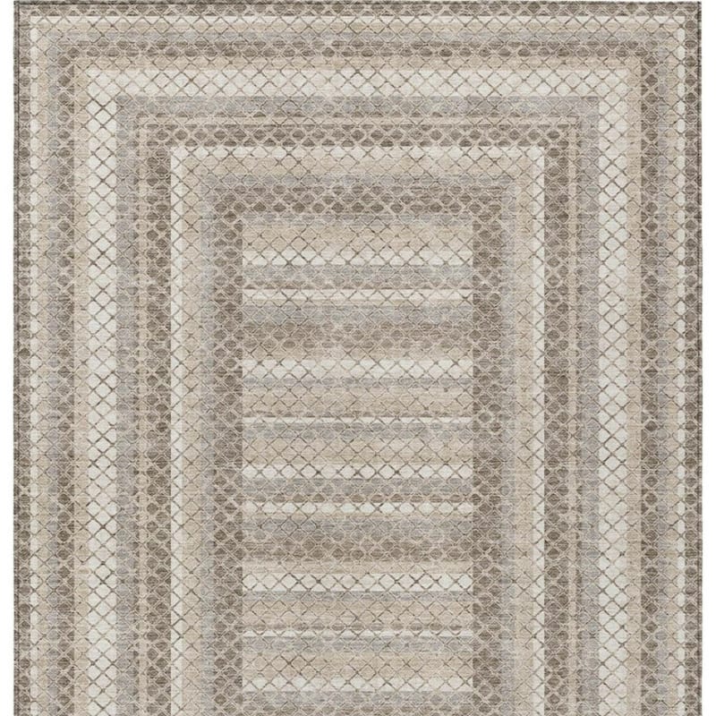 HomeRoots Geometric Transitional Rectangle Outdoor Rug
