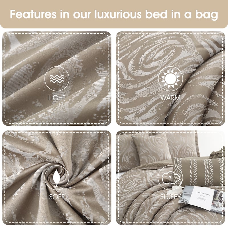 Nanshing Sasha 7 Piece Luxury Glam Comforter Set