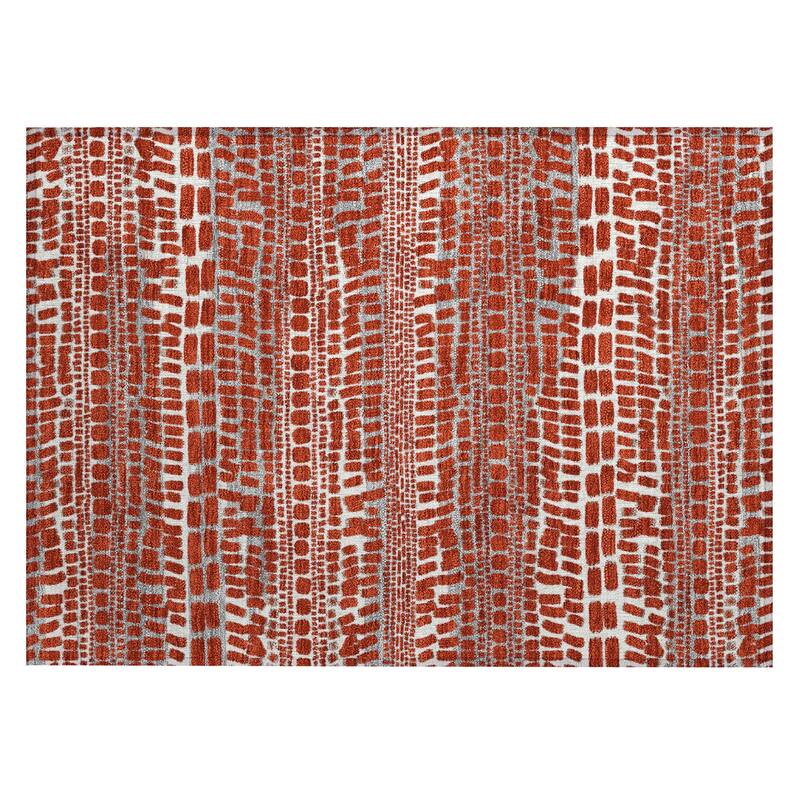 Machine Washable Indoor/ Outdoor Modern Winfield Chantille Rug