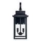 preview thumbnail 9 of 18, KAWOTI Black Outdoor Wall Sconces and Pendant Light
